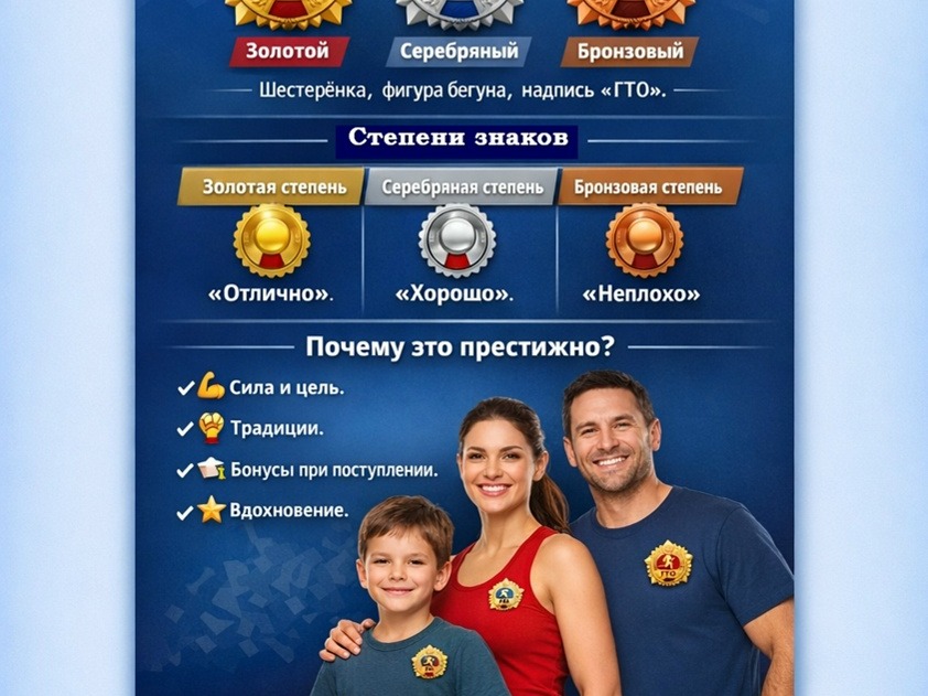 Знак ГТО: символ силы и готовности!.